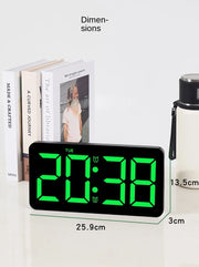 Digital Wall Clocks Larger LED Living Room Alarm Clocks Date Week Clock
