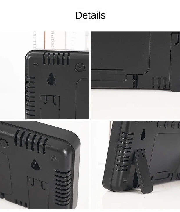 Digital Wall Clocks Larger LED Living Room Alarm Clocks Date Week Clock