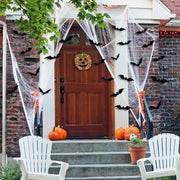 Halloween 3D Black Bat Wall Stickers For Home Room Indoor Decoration Scary Props Kids Party Favors Wall Decals Window Sticker