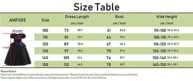 Maleficent Halloween Black Ghost Costume With Short Sleeve Fancy Lace Witch Dress For Kids