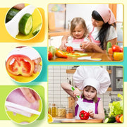 13 Pcs Montessori Kitchen Tools for Toddlers-Kids Cooking Sets Real-Toddler Safe Knives Set Knife Peeler Cooking with Plastic