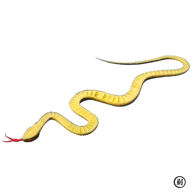 45cm Fake Realistic Rubber Toy Snake Simulation Anaconda Scary Halloween To Scare Birds Props Prank Trick Toy Accessories