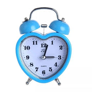 New Heart Shape Snooze Wake Up Clocks No Ticking Time Clocks Girls