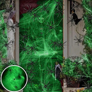 Dark Glow Halloween Spider Haunted House - Clippercart