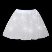 Halloween Girls Witch Cosplay Costume LED Light Carnival Tutu Party Dress