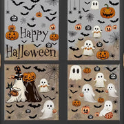 Halloween Window Stickers Pumpkin Living Room Glass Window Decoration Electrostatic Stickers Ghost Helloween Terror Stickers