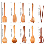 Kitchen Sets Wooden Kitchen Utensils Cooking Wooden Spoons Wooden Spoons Soup Utensils Kitchen Cooking Sets Cooking Gifts1-10PC