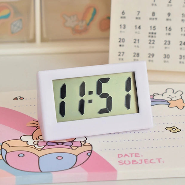 Mini LED Clock Electronic Digital Clocks Screen Desktop Clock For Home Office Table Clocks Snooze Desk Clock Bedroom Decor
