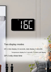 Digital Wall Clocks Larger LED Living Room Alarm Clocks Date Week Clock