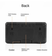 Digital Wall Clocks Larger LED Living Room Alarm Clocks Date Week Clock