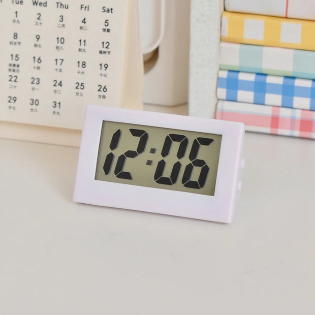 Mini LED Clock Electronic Digital Clocks Screen Desktop Clock For Home Office Table Clocks Snooze Desk Clock Bedroom Decor