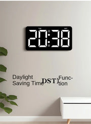 Digital Wall Clocks Larger LED Living Room Alarm Clocks Date Week Clock