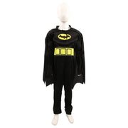 Kids boy Bat Costume with Mask and Cape Halloween Cosplay Costume Movie Character Jumpsuit Bat Dark Knight Rises Dress Up