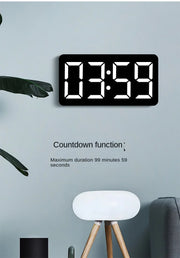 Digital Wall Clocks Larger LED Living Room Alarm Clocks Date Week Clock