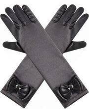 Halloween Ghost Costume Black Fancy Lace Witch Dress For Kids