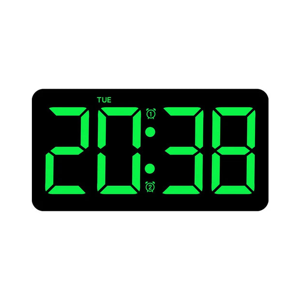 Digital Wall Clocks Larger LED Living Room Alarm Clocks Date Week Clock