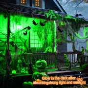 Dark Glow Halloween Spider Haunted House - Clippercart