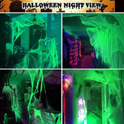 Dark Glow Halloween Spider Haunted House - Clippercart