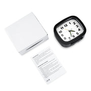 ORIA Silent Alarm Clocks Bedside Non Ticking Battery Powered Table Clocks Luminous Analogue Clock for Heavy Sleepers Travel