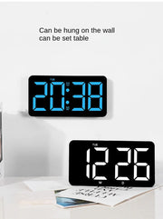 Digital Wall Clocks Larger LED Living Room Alarm Clocks Date Week Clock