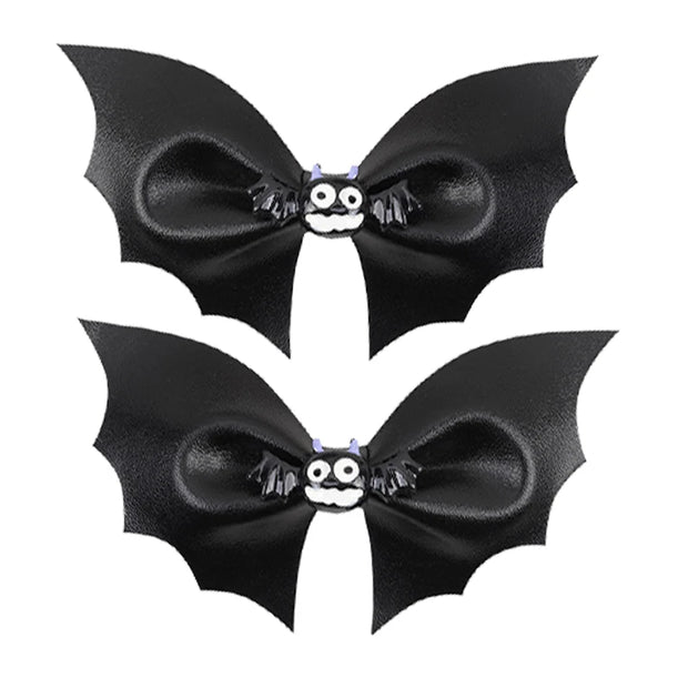 Halloween Ghost Costume Black Fancy Lace Witch Dress For Kids