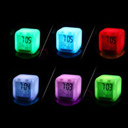 Kids Night Light Alarm Clocks Easy Setting Cube Wake Up Clocks for Girls Women Children Gifts