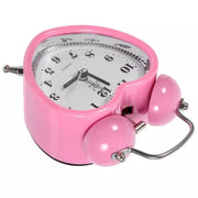 New Heart Shape Snooze Wake Up Clocks No Ticking Time Clocks Girls