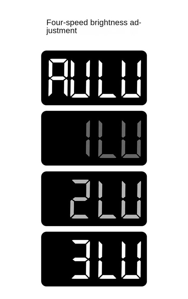 Digital Wall Clocks Larger LED Living Room Alarm Clocks Date Week Clock