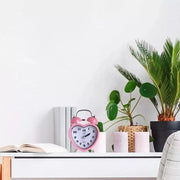 New Heart Shape Snooze Wake Up Clocks No Ticking Time Clocks Girls